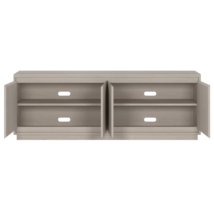 Presque TV Stand for TVs up to 78" Wade Logan® Color: Antiqued Gray Oak