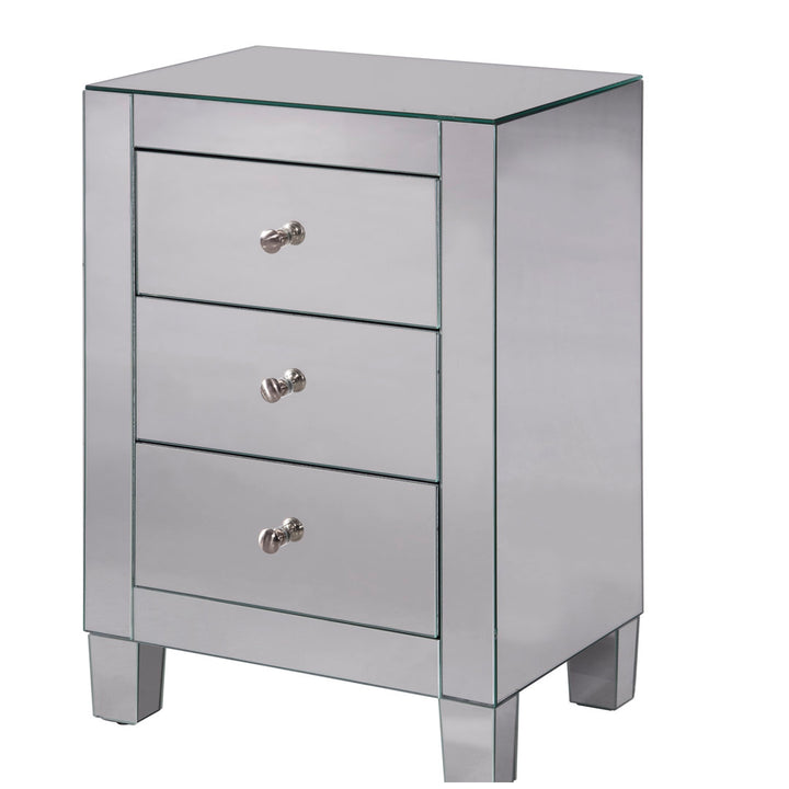 Brixton 3 - Drawer Mirrored Accent Chest Etta Avenue™