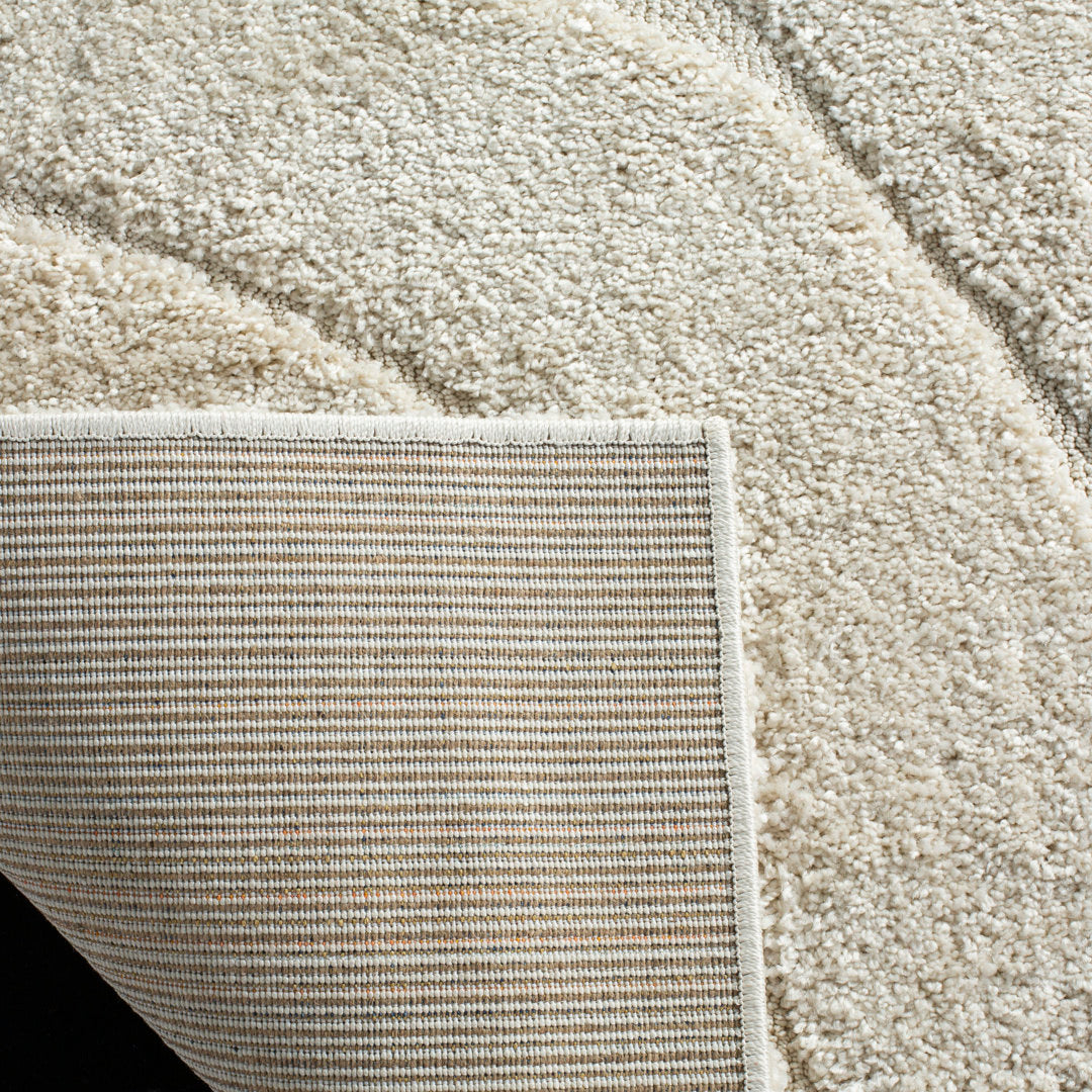 Ashal Abstract Cream Area Rug Wade Logan® Rug Size: Runner 2'3" x 7'