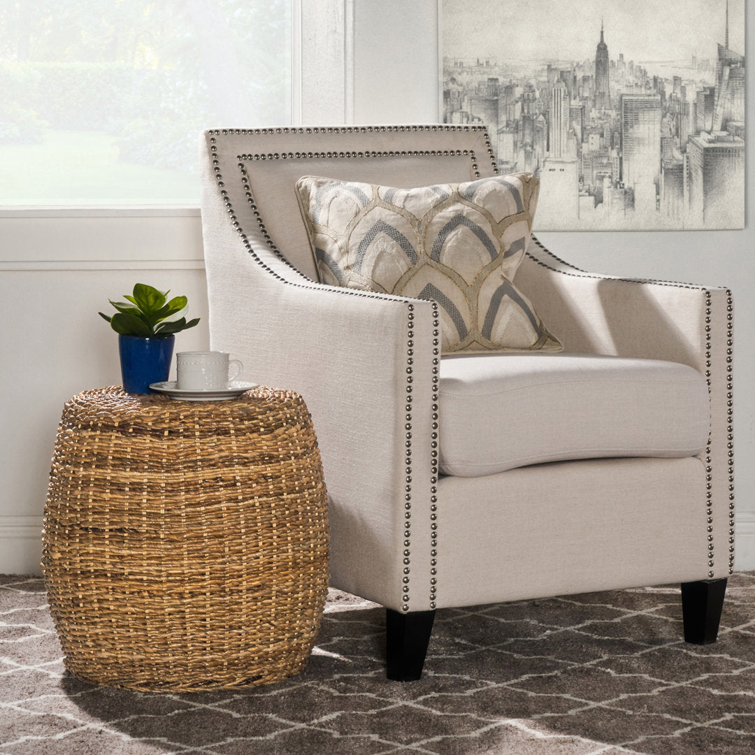 Ellsberg Woven Rattan End Table Bay Isle Home™