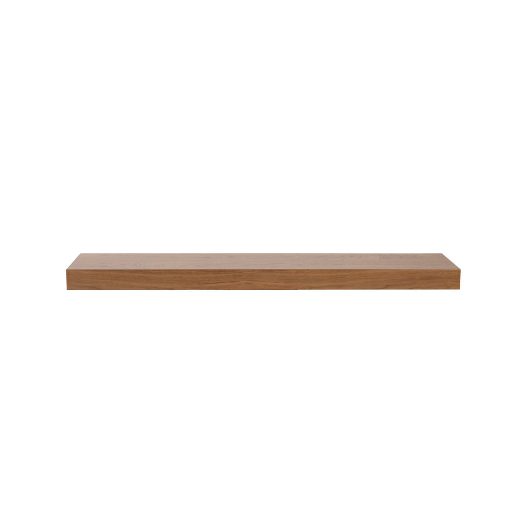 Sherice Floating Shelf AllModern Size: 1.97" H x 36.23" W x 10.24" D Finish: Walnut