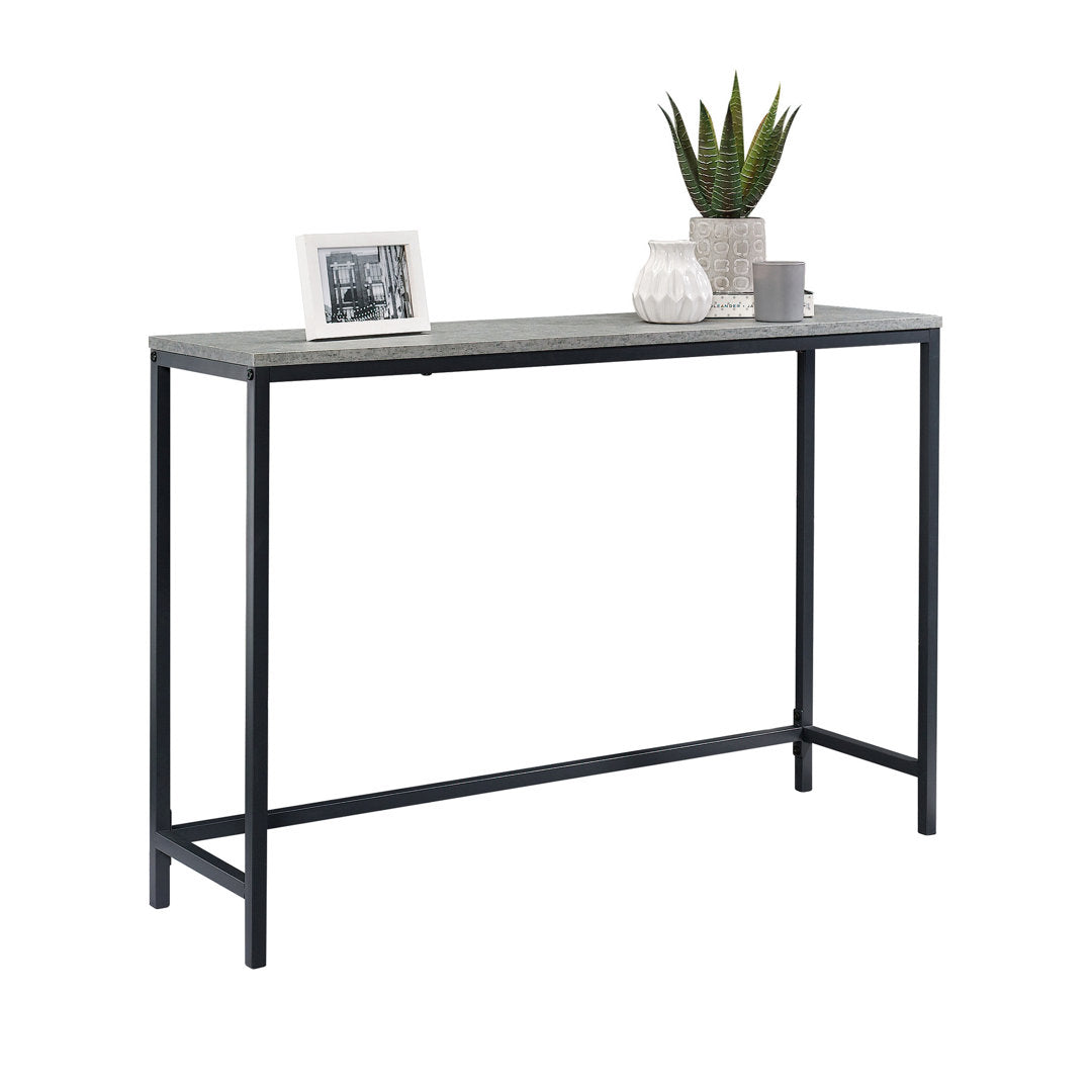 Arturs 41.5" Console Table 17 Stories Table Top Color: Faux Concrete