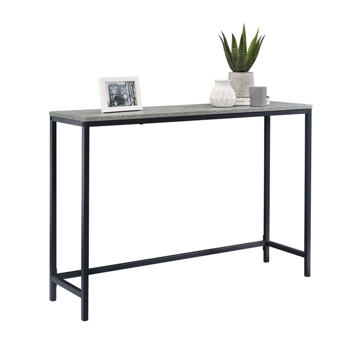 Arturs 41.5" Console Table 17 Stories Table Top Color: Faux Concrete