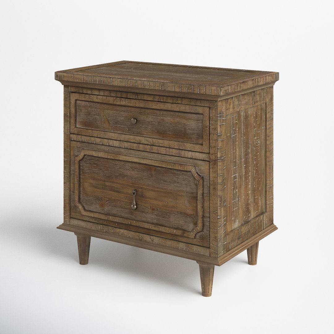 Rahul Rustic Nightstand with USB Birch Lane™