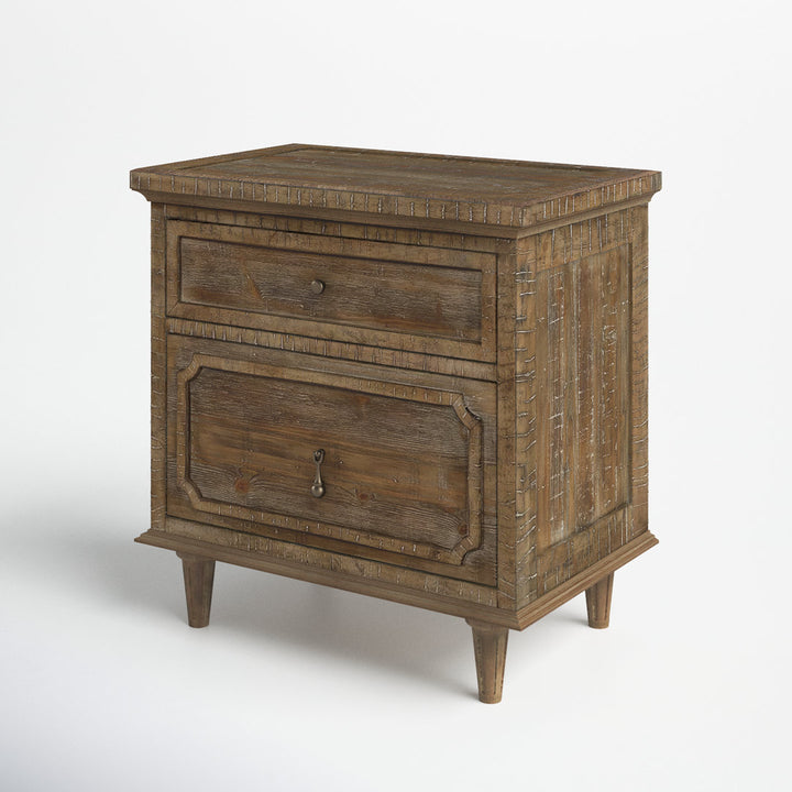 Rahul Rustic Nightstand with USB Birch Lane™