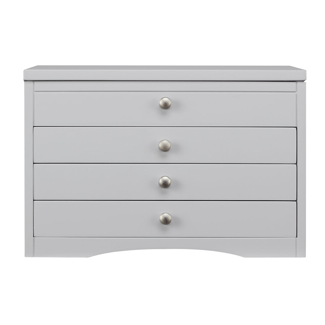 Elegant Jewelry Box Charlton Home® Finish: Gray