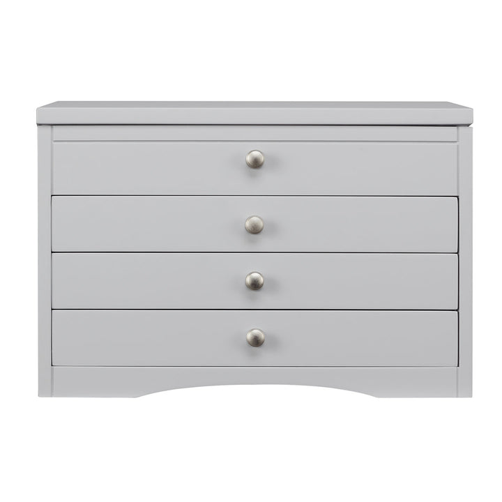 Elegant Jewelry Box Charlton Home® Finish: Gray