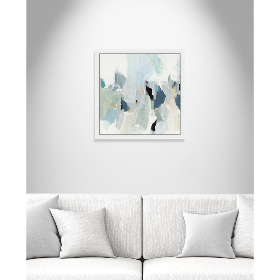 Little Talks II by Isabelle Z - Picture Frame Print on Canvas Casa Fine Arts Size: 24.5" H x 24.5" W x 0.75" D Format: Satin White Picture Framed Paper