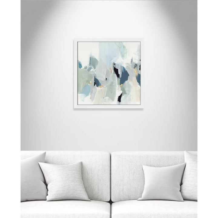 Little Talks II by Isabelle Z - Picture Frame Print on Canvas Casa Fine Arts Size: 24.5" H x 24.5" W x 0.75" D Format: Satin White Picture Framed Paper