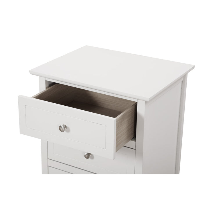 Emjay 3 - Drawer Nightstand Glory Furniture Color: White