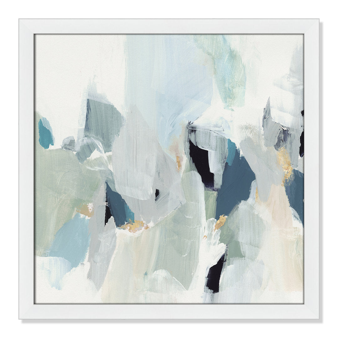 Little Talks II by Isabelle Z - Picture Frame Print on Canvas Casa Fine Arts Size: 24.5" H x 24.5" W x 0.75" D Format: Satin White Picture Framed Paper
