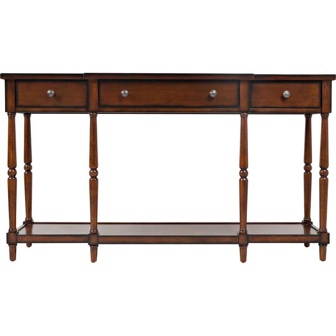 Beaumont 60" Console Table Kelly Clarkson Home Color: Antique Mahogany