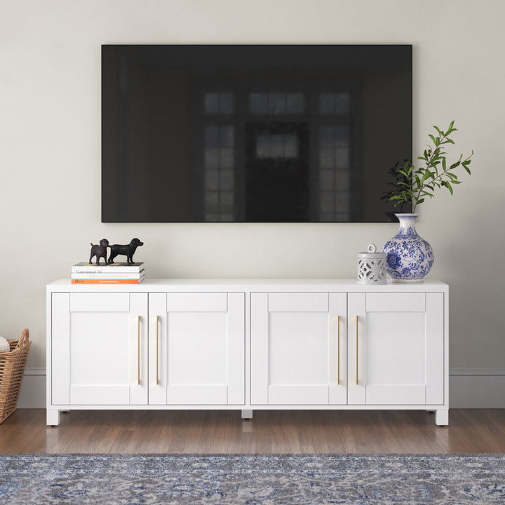 Chabot TV Stand for TVs up to 78" Latitude Run® Color: White