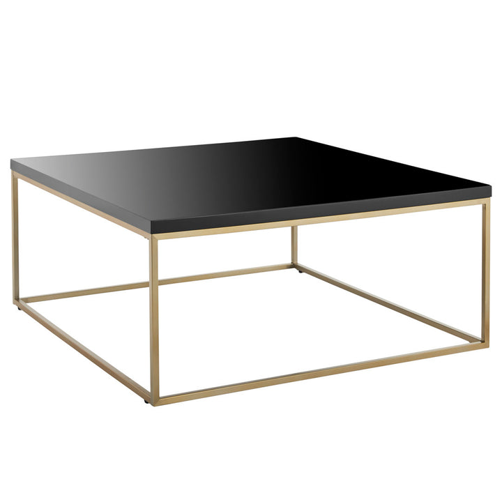 Adilson Coffee Table Wade Logan® Color: Black/Gold