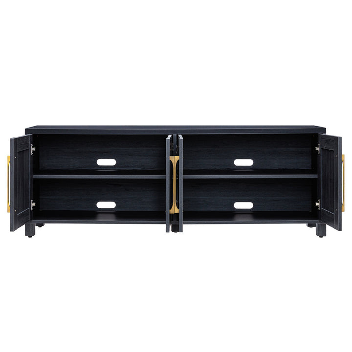 Chabot TV Stand for TVs up to 78" Latitude Run® Color: Charcoal Gray