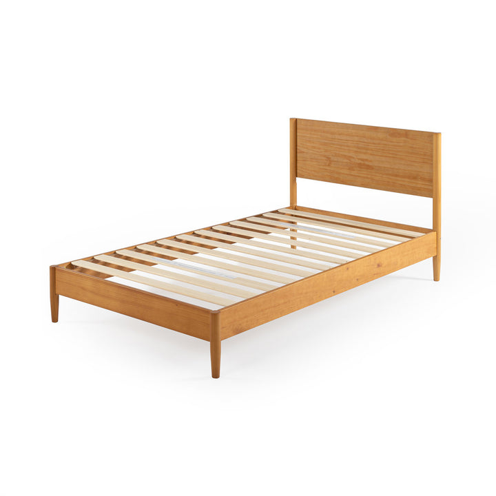 Davyan Low Profile Mid-Century Modern Platform Bed George Oliver Mattress Size: Twin