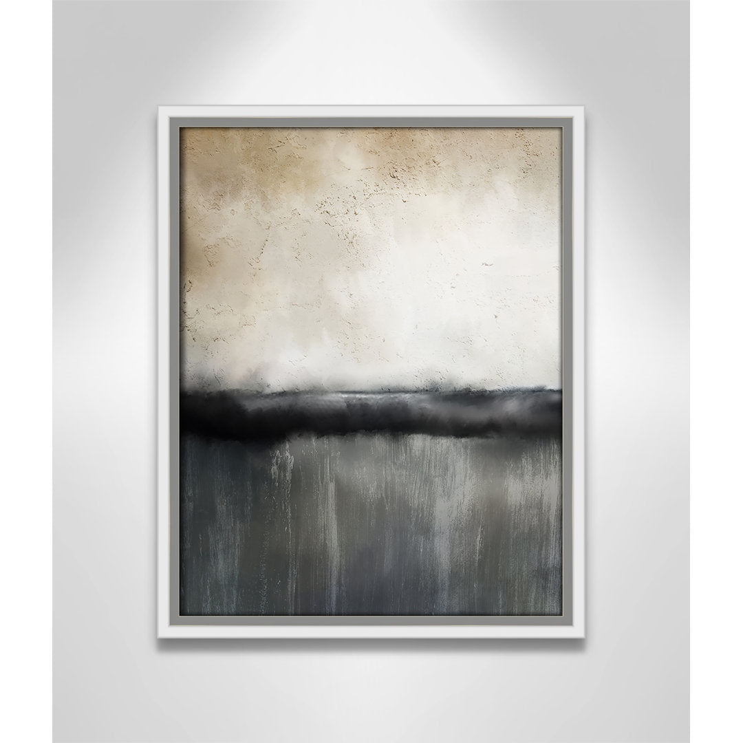 Sunset by Kimberly Allen Print Joss & Main Size: 15.5" H x 12.5" W x 2" D Format: White Framed Canvas