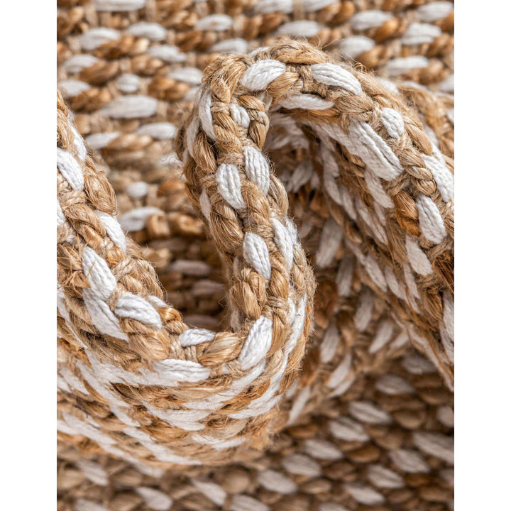 Geometric Handmade Braided Natural Rug Dakota Fields Rug Size: Rectangle 10' x 14'1"