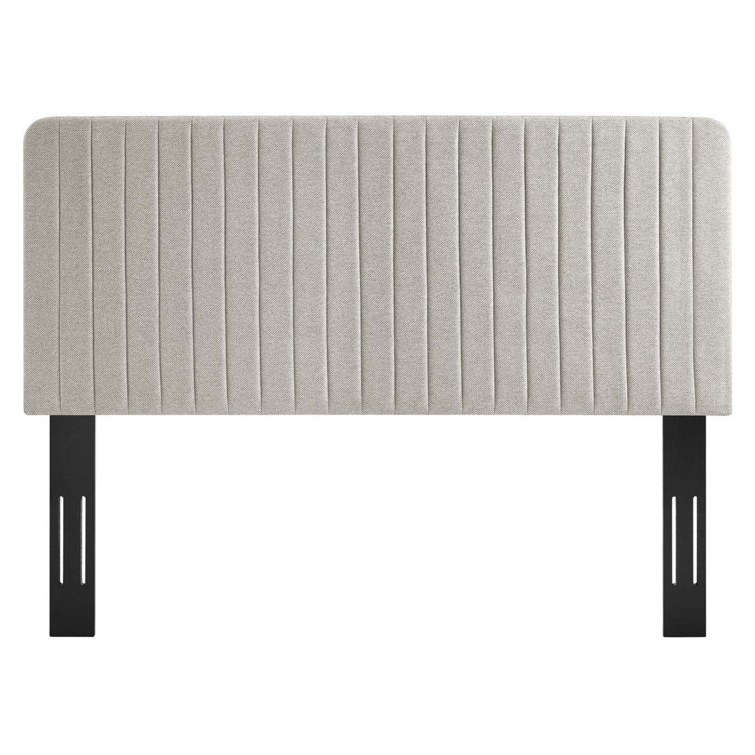 Milenna Channel Tufted Headboard Mercer41 Color: Gray Size: Twin