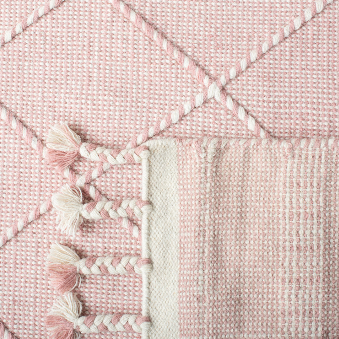 Casablanca Hand Loomed 80% Wool, 20% Cotton Geometric Rug Dakota Fields Rug Size: Rectangle 5' x 8'