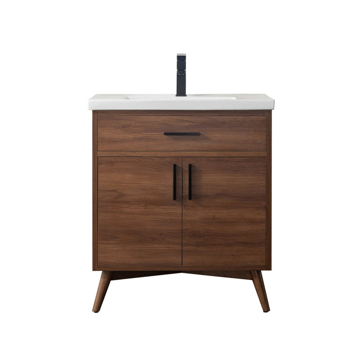 Binford 30" Single Bathroom Vanity Set Mercury Row® Base Finish: Walnut