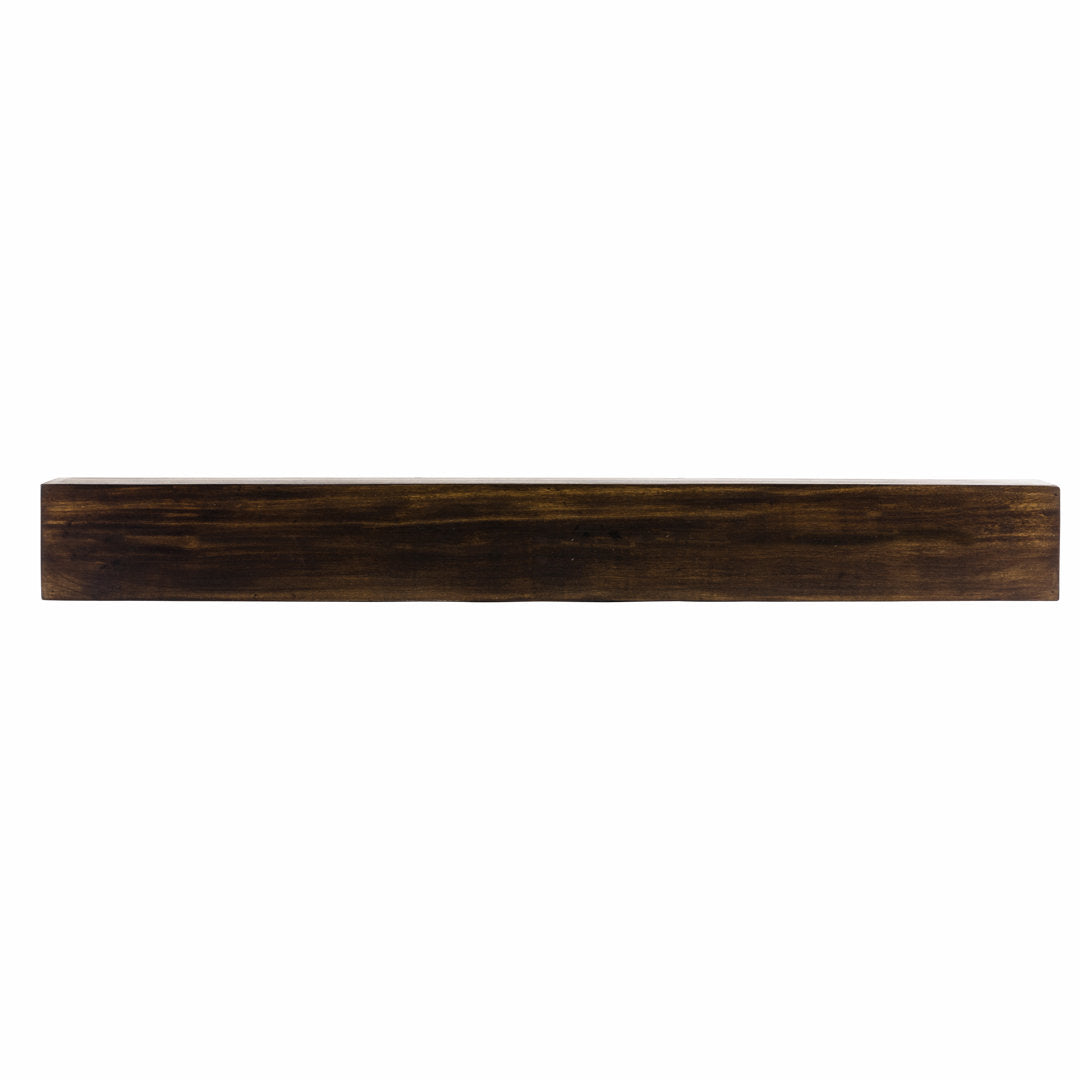 Modern Farmhouse Fireplace Shelf Mantel Dogberry Collections Shelf Length: 36", Depth: 6.25", Finish: Dark Chocolate