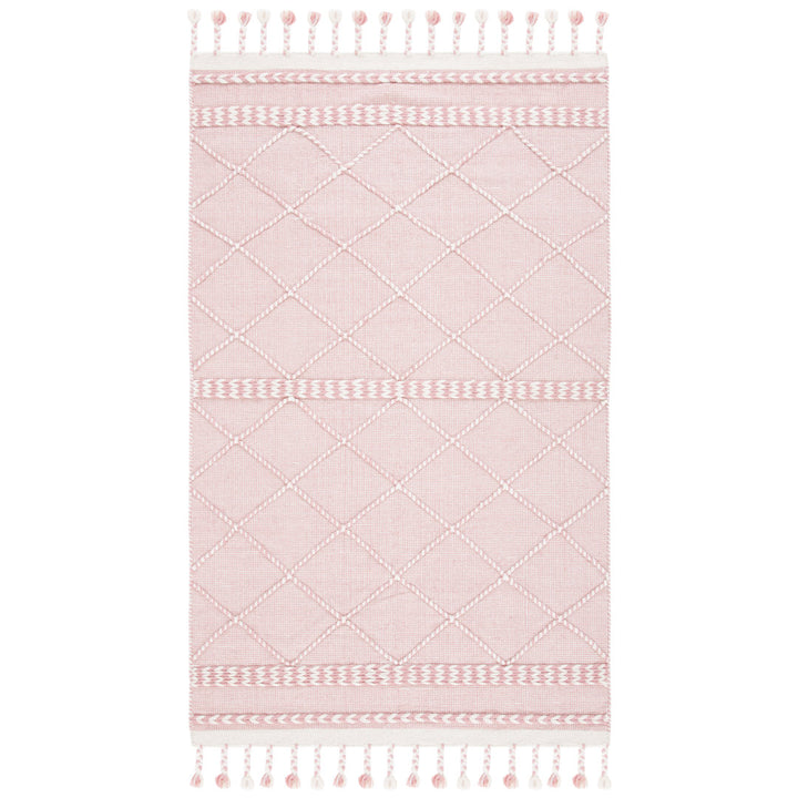 Casablanca Hand Loomed 80% Wool, 20% Cotton Geometric Rug Dakota Fields Rug Size: Rectangle 5' x 8'