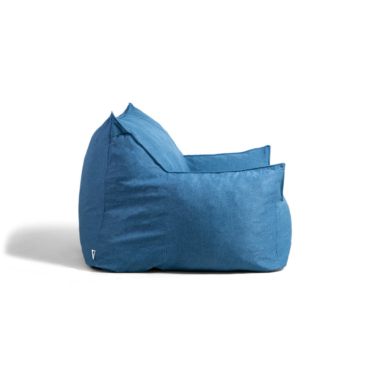 Big Joe Imperial Bean Bag Lounger Big Joe Fabric: Pacific Blue Union 100% Polyester