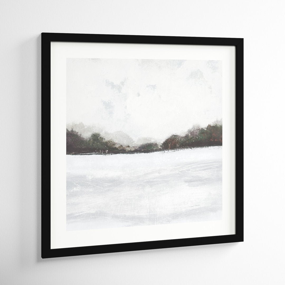 This Place IV Neutral - Picture Frame Painting Print on Paper Joss & Main Size: 33" H x 33" W Format: Black Framed Paper