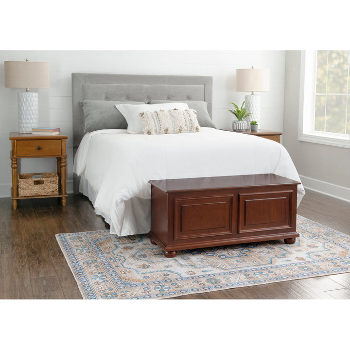 Chapman Solid Wood Blanket Storage Chest Alcott Hill® Color: Rich Cherry Brown