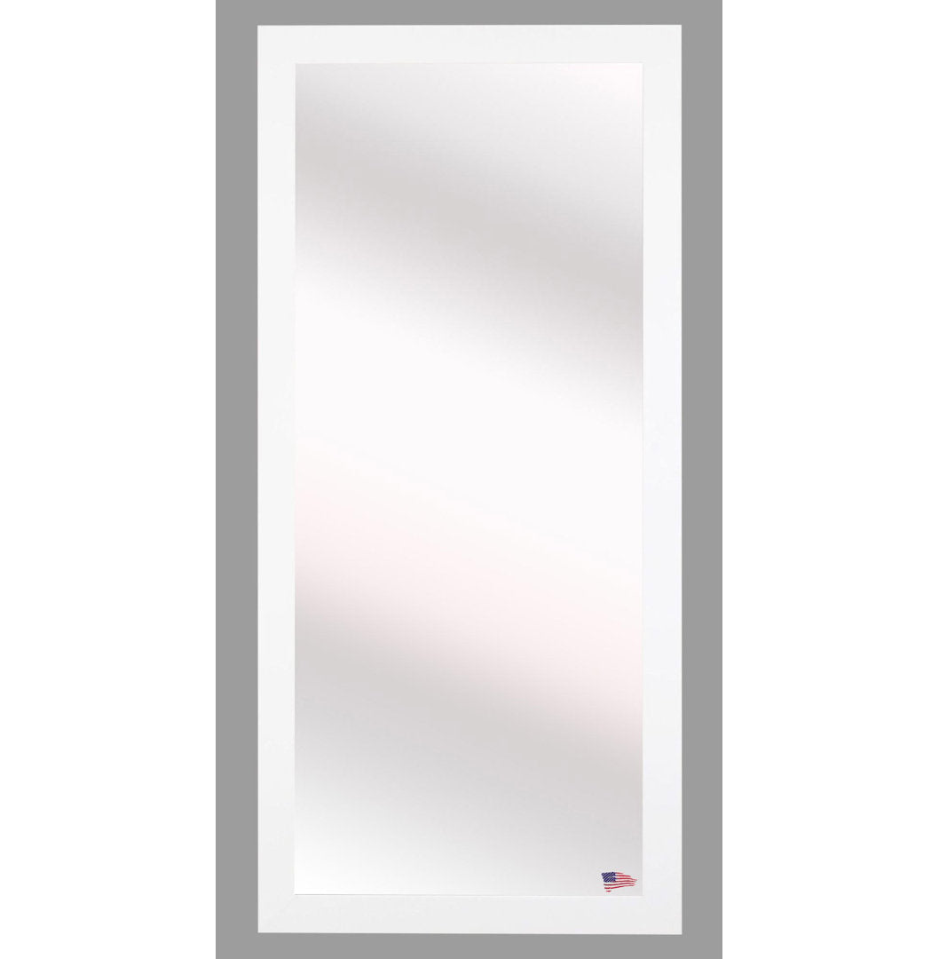 Hasting Coastal Full Length Mirror Wade Logan® Size: 59" H x 20" W Frame Finish: White