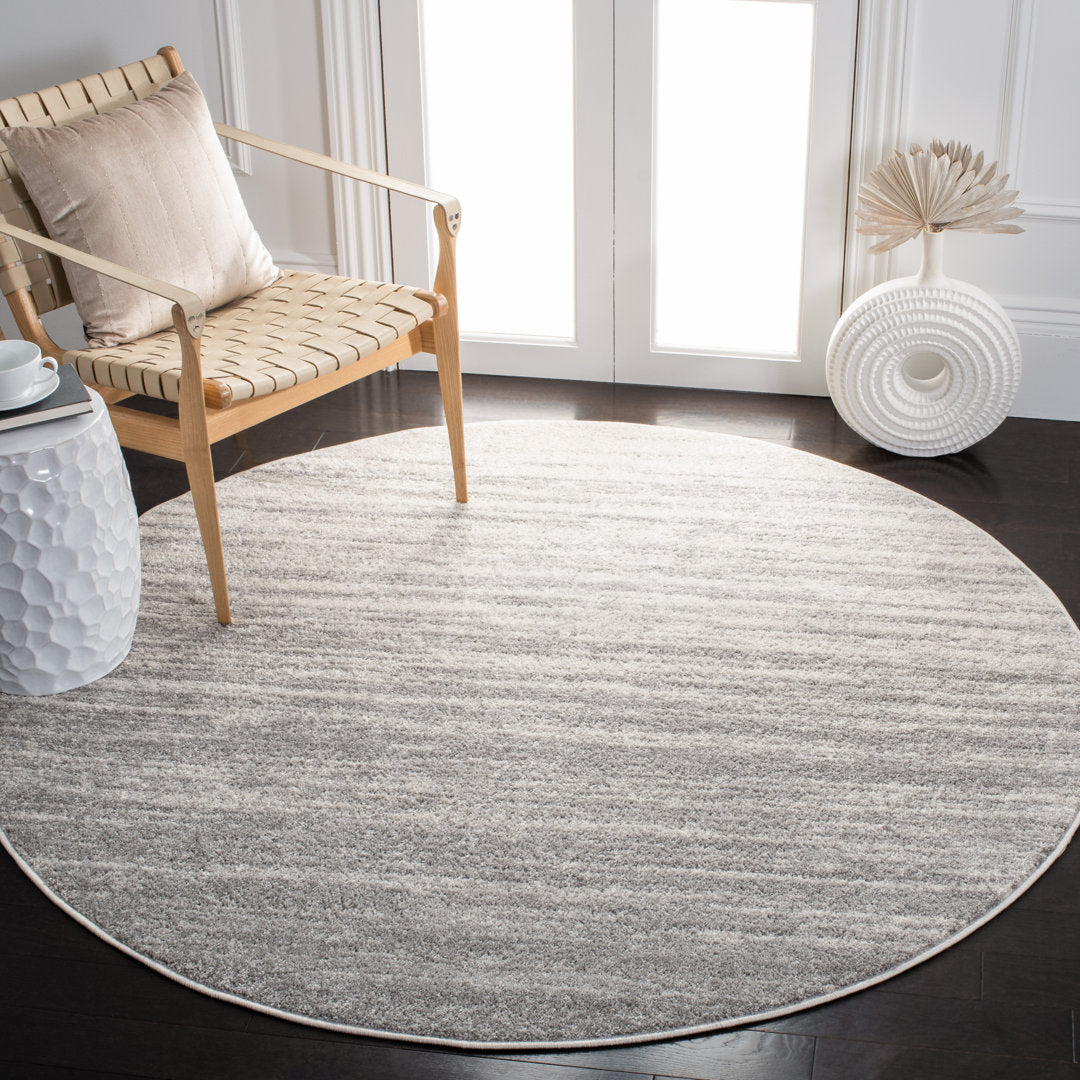 Gicu Performance Solid Color Rug 17 Stories Rug Size: Round 6'