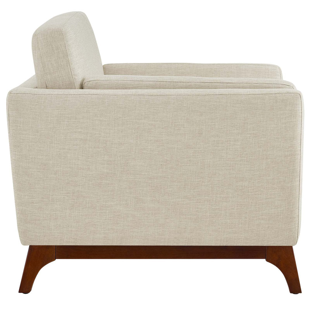 Bartouille Upholstered Fabric Armchair Union Rustic Fabric: Beige Polyester Blend
