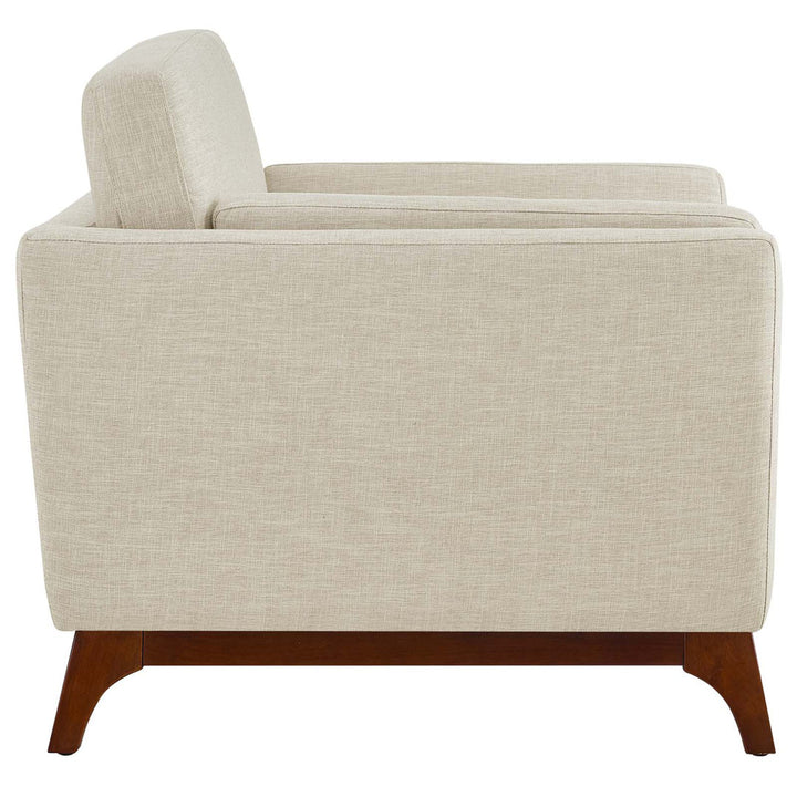 Bartouille Upholstered Fabric Armchair Union Rustic Fabric: Beige Polyester Blend