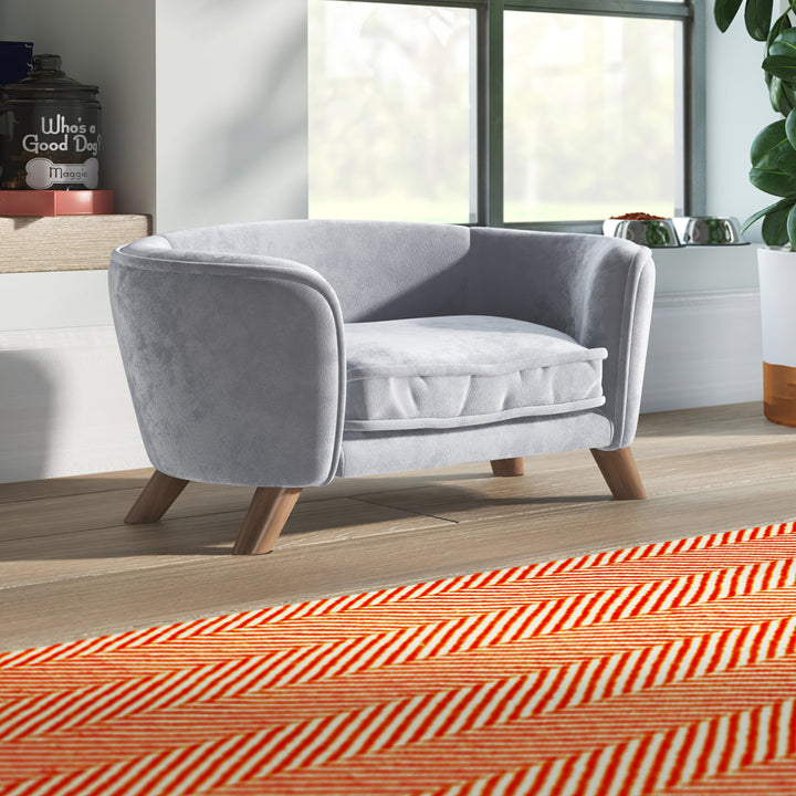 Heisler Dog Sofa Tucker Murphy Pet™ Color: Gray