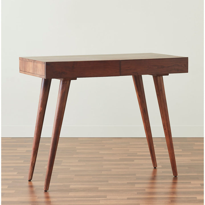 Chicago Desk Union Rustic Color: Walnut