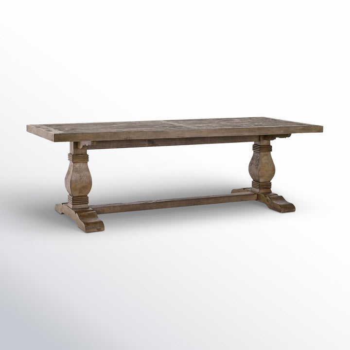 Kinston 94" Solid Wood Dining Table Birch Lane™ Color: Distressed Brown