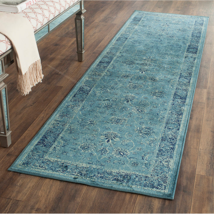 Beldale Blue Area Rug Trent Austin Design® Rug Size: Runner 2'2" x 8'