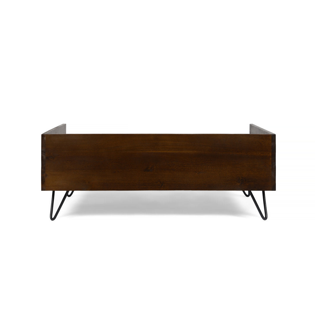 Kaylor Mid Century Modern Dog Sofa Tucker Murphy Pet™ Color: Dark Oak/Black/Dark Gray