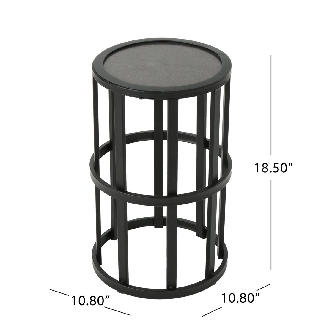 Hargraves Stone/Concrete Side Table Williston Forge