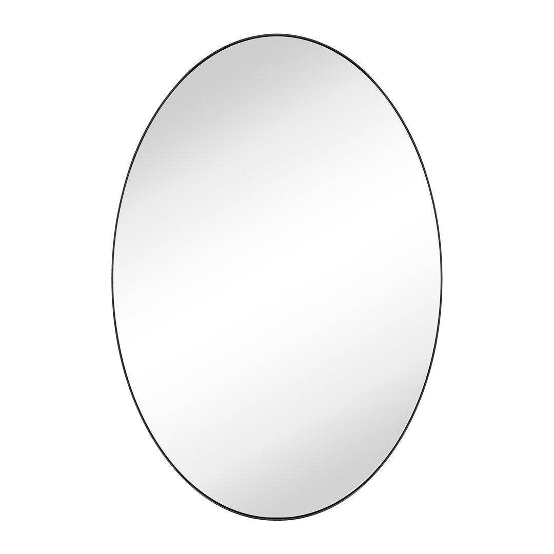 Javell Bathroom Mirror Ebern Designs Size: 36" x 24" Finish: Oil Rubbed Bronze