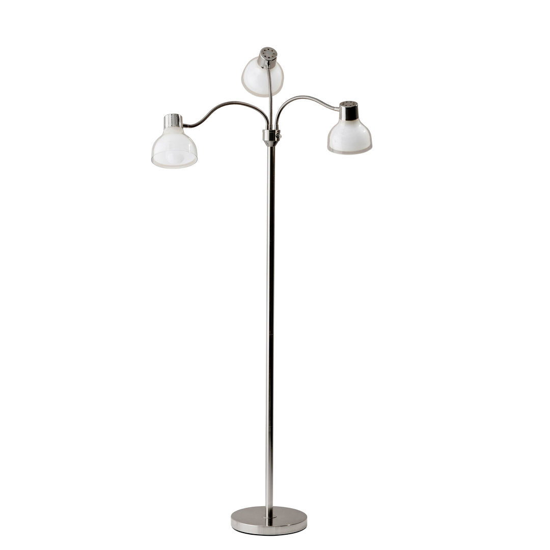 Lally 69" Tree Floor Lamp Wade Logan® Base Finish: Polished Nickel