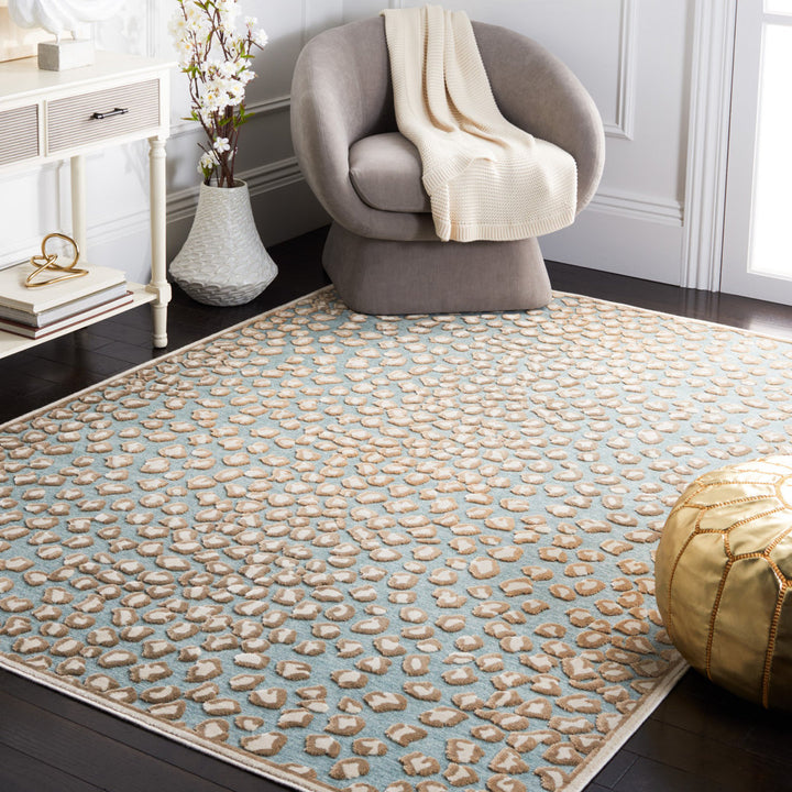 Banerjee Paradise Performance Animal Print Rug Mercer41 Rug Size: Rectangle 5'3" x 7'6"