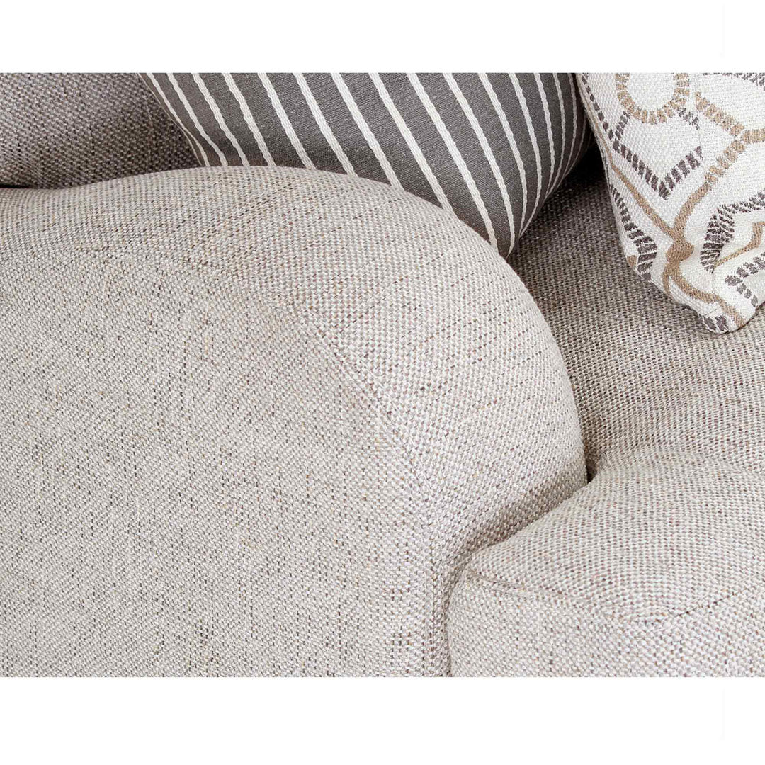 Somerville 93" Sofa with Reversible Cushions Sand & Stable™ Fabric: Gray 100% Polyester