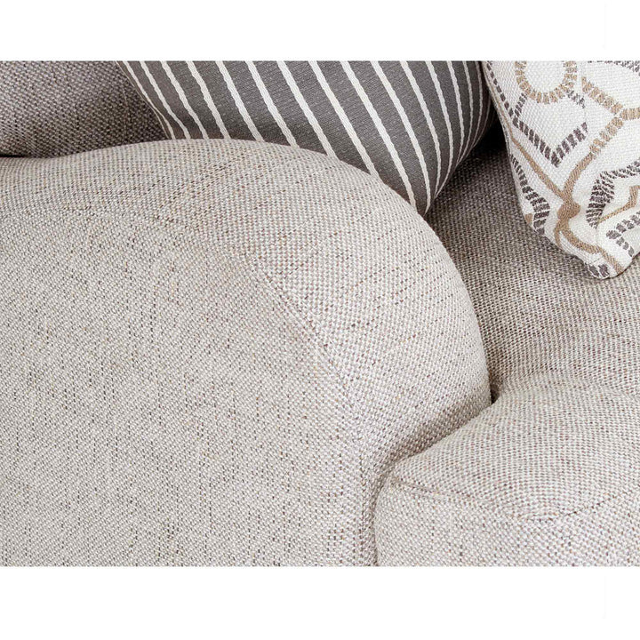 Somerville 93" Sofa with Reversible Cushions Sand & Stable™ Fabric: Gray 100% Polyester