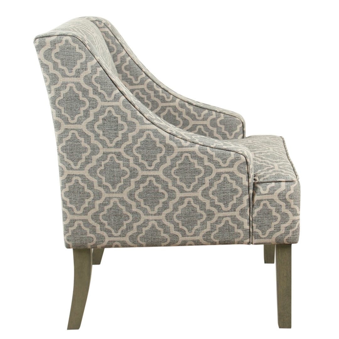 Adona Accent Chair Mistana™ Fabric: Ash Gray 100% Cotton