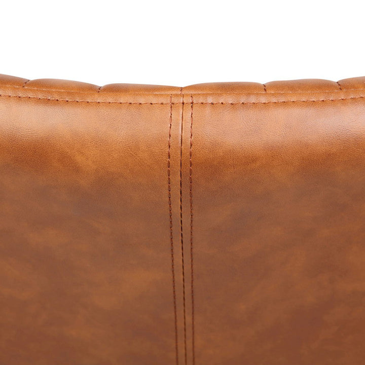 Flannigan Polyurethane Task Chair Greyleigh™ Upholstery Color: Brown