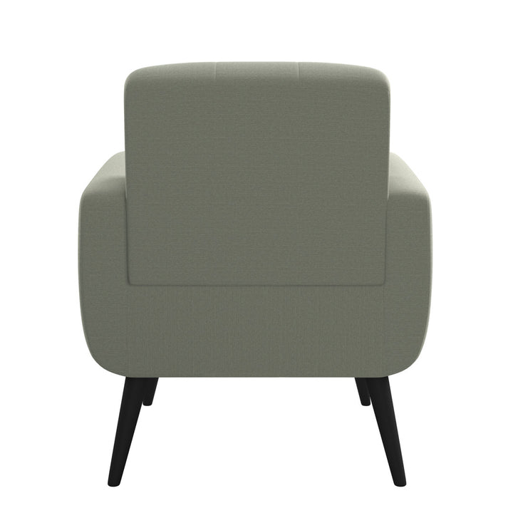 Caleena 29.5" Wide Tufted Armchair Wade Logan® Fabric: Dove Gray Polyester