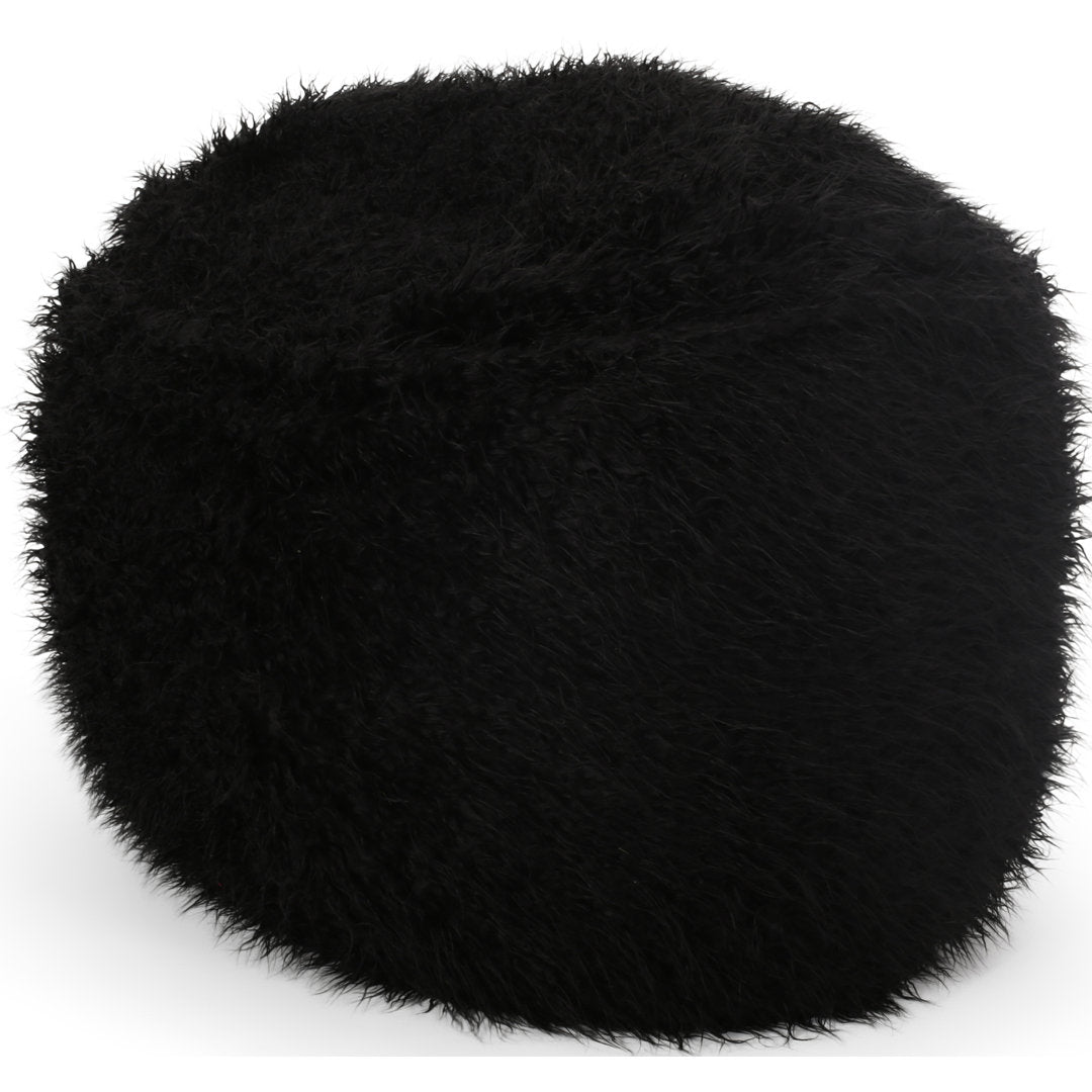 Large Classic Bean Bag Mercer41 Fabric: Black Polyester