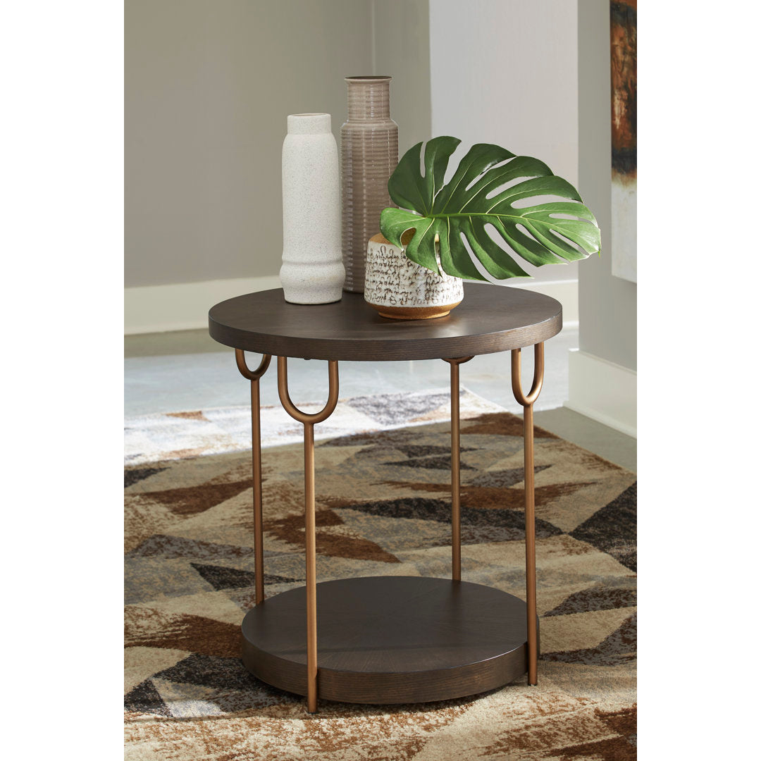 Alfaretta End Table with Storage Mercer41
